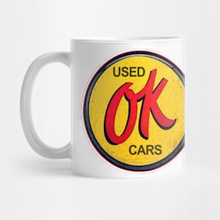 OK Used Car Vinatge Sign Mug